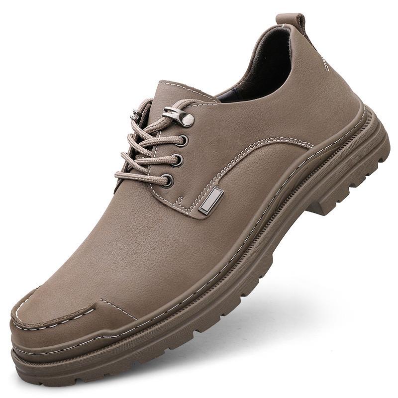 

Fashion Fashion Trend Casual Shoe Men Genuine Leather Oxford Shoes Wedding Dress Man Formal Footwear Non-SlipLeisure Walk Shoes Sneakers 44 хаки