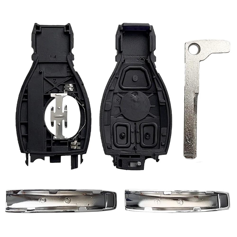 SUPERKEY For Mercedes Benz BGA NEC B C E R S CL GL SL CLK SLK W203 W211 W204 Fob 2/3/4 Knapper Smart Fjernkontroll Bilnøkkel Skall Etui