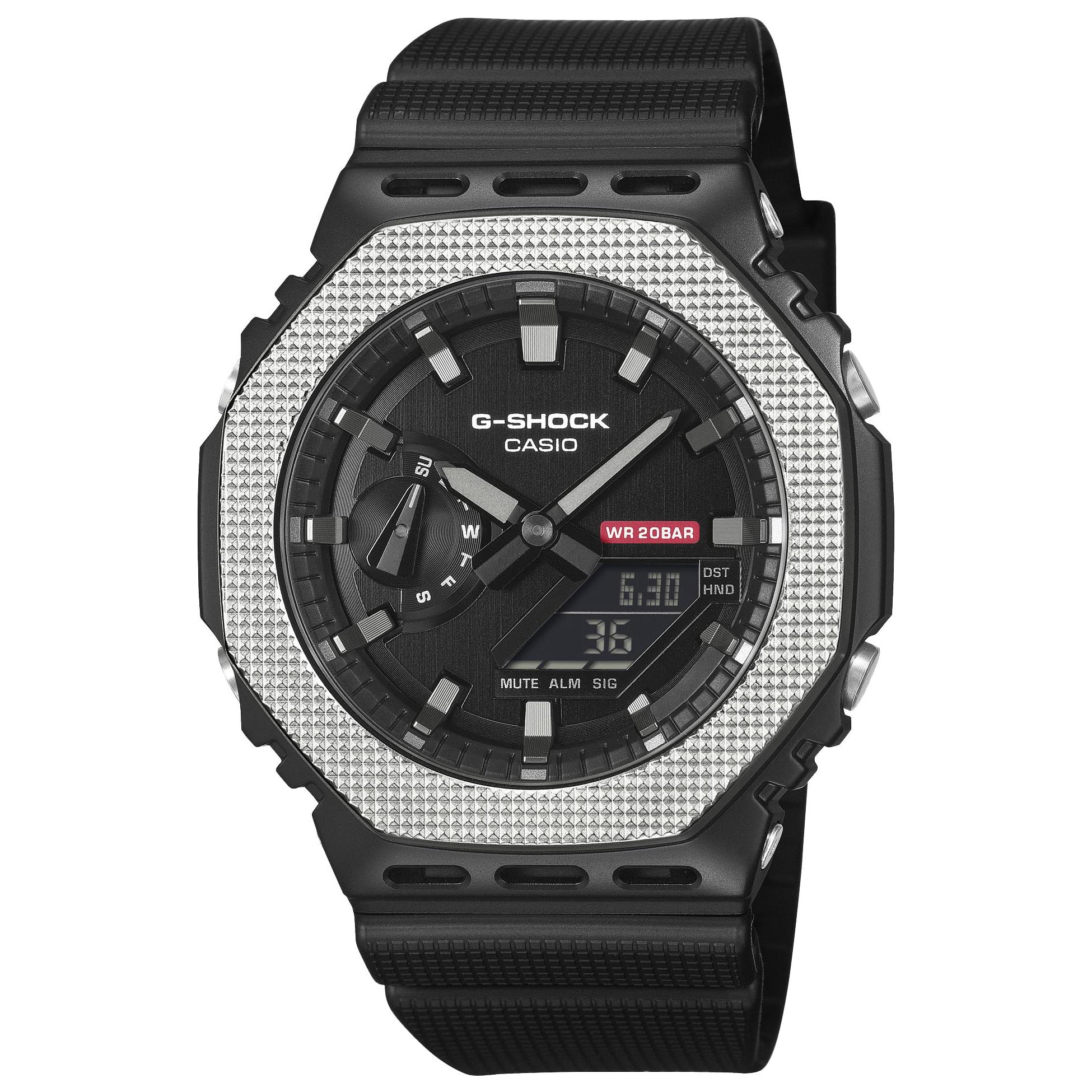 

[Casio] G-Shock Men s Watch Metal-Covered, Eco-Friendly Materials GM-2100BM-1AJF, Black, Authentic Japanese Model