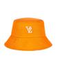 Bajal 3D Monogramm Farb-Eimerhut Orange