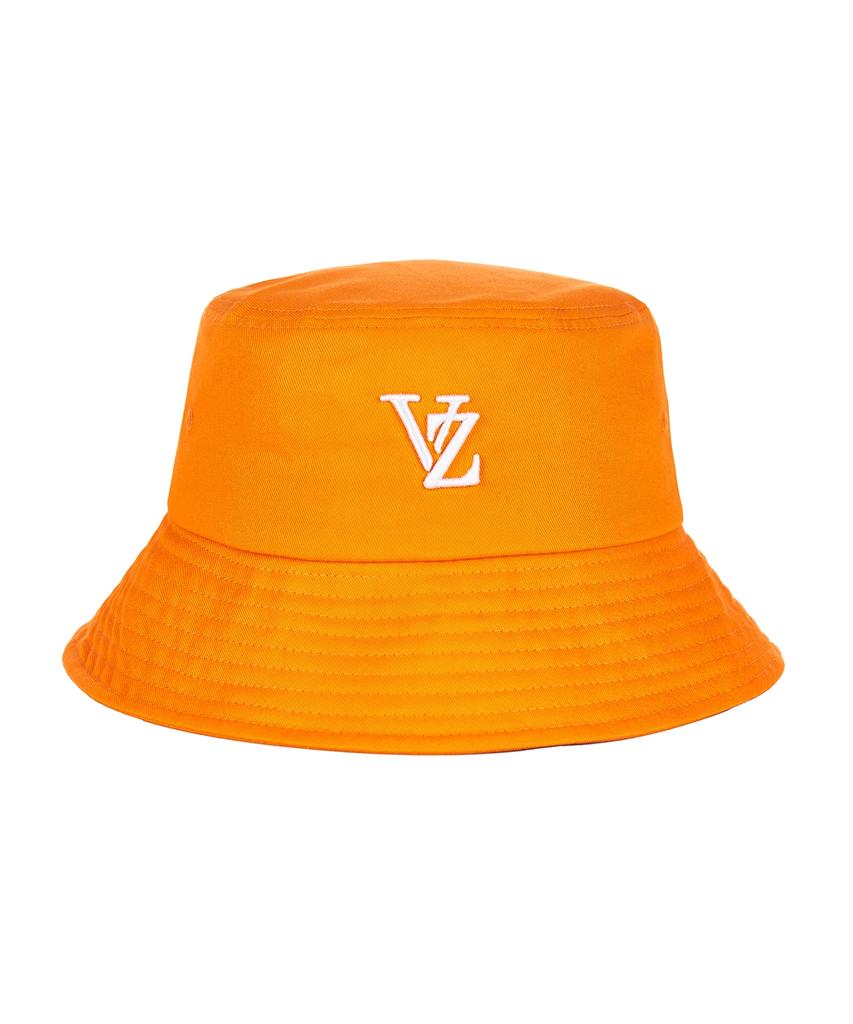 Bajal 3D Monogramm Farb-Eimerhut Orange