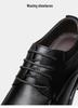 Men's Leather Cross-Strap Height-Increasing Shoes, 8CM Elevation, Stylish Formal/Casual, Large Size, Wedding-Ready