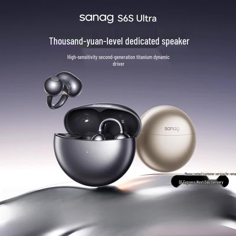 SANAG S6S Ultra Bluetooth Ear-Clip Wireless Sports Earphones