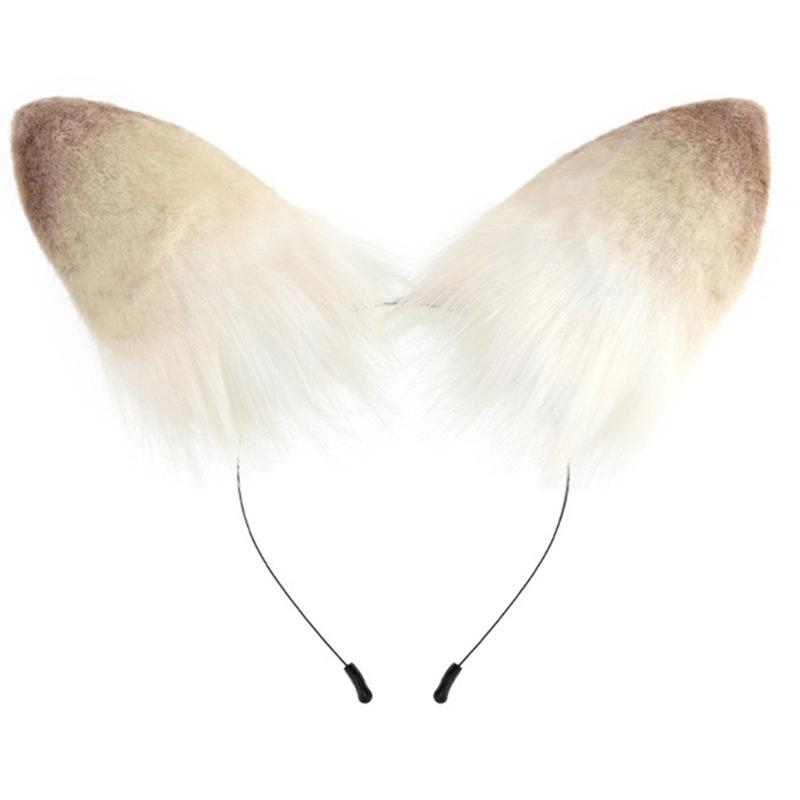 Sheep Ears Headbands Furry Sheep Ear Headband Halloween Party Prom Cosplay Costume Hair Accessories Headwear for Women
