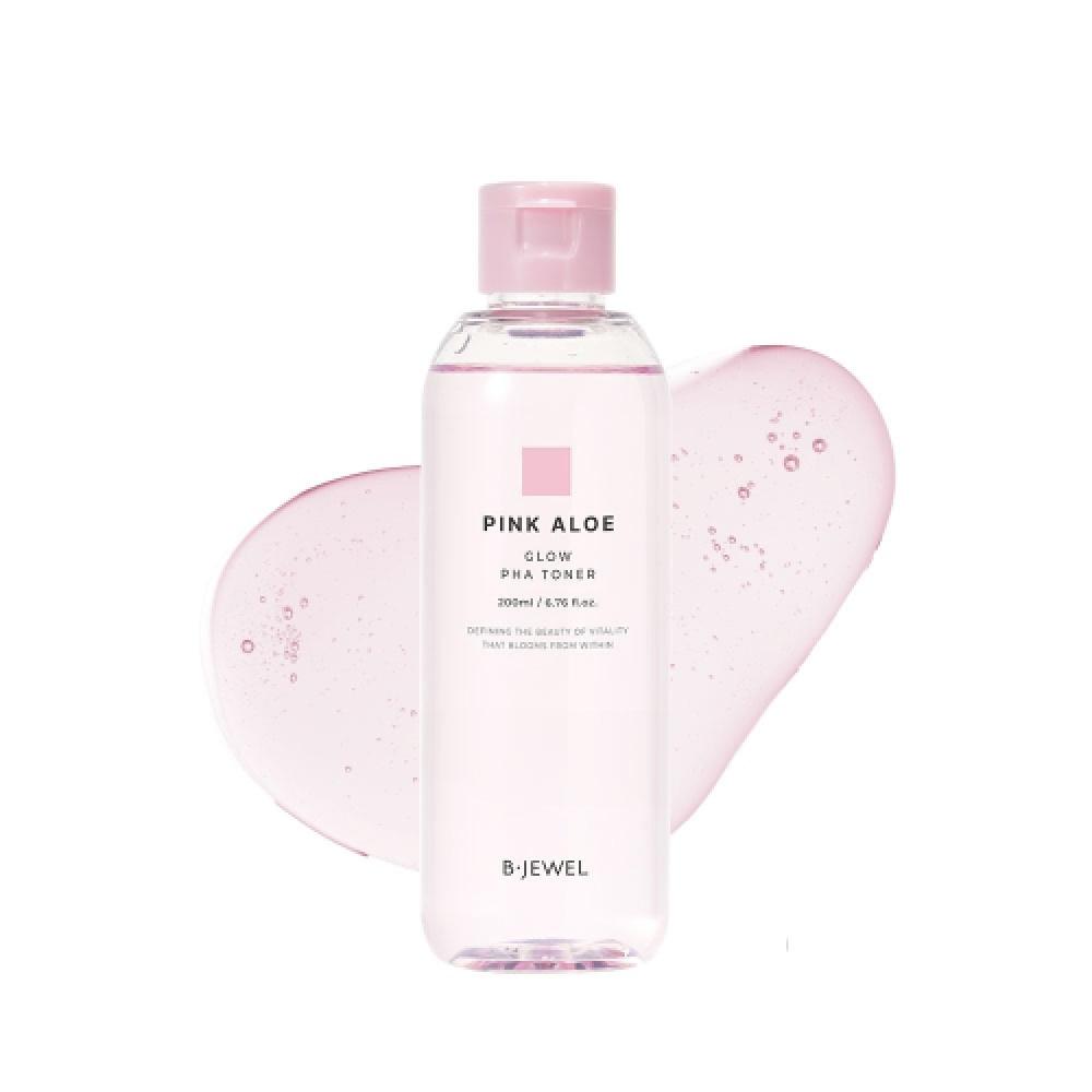 Bjewel Pink Aloe Organic Hypoallergenic Glow Paha Exfoliating Skin Toner 200ml NONE