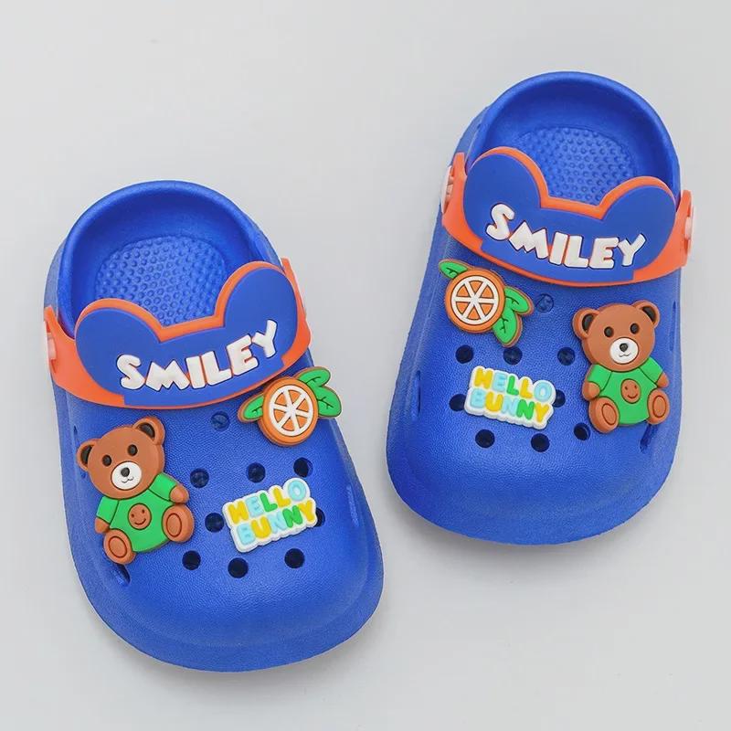Kids' Lightweight Non-Slip Cartoon Baotou Sandals - Soft Bottom for Toddlers & Children