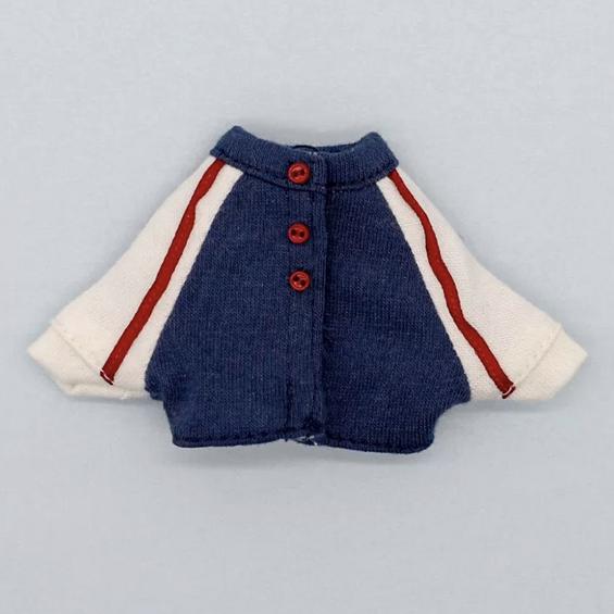 OB11 Baby Clothes Baseball Uniform Letter Overalls Suit Coat Fashion Pants For Obitsu11 Molly YMY Body 1/12 BJD Doll