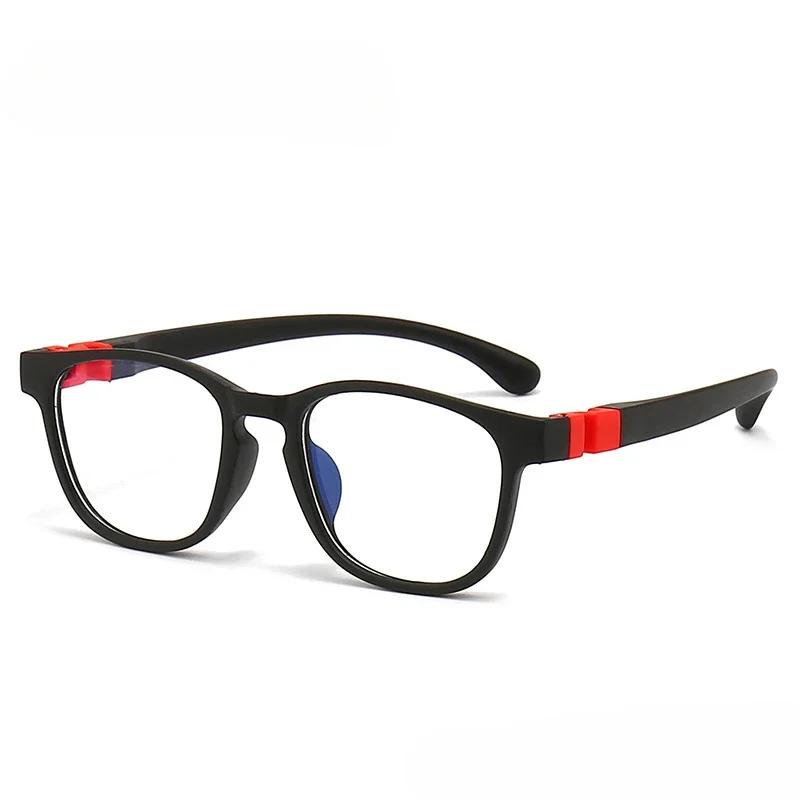 Kids Anti-Blue Light Glasses Removable Silicone Children Boys Girls Computer Eyeglasses Ultra Light Frame Eye Protection Eyewear