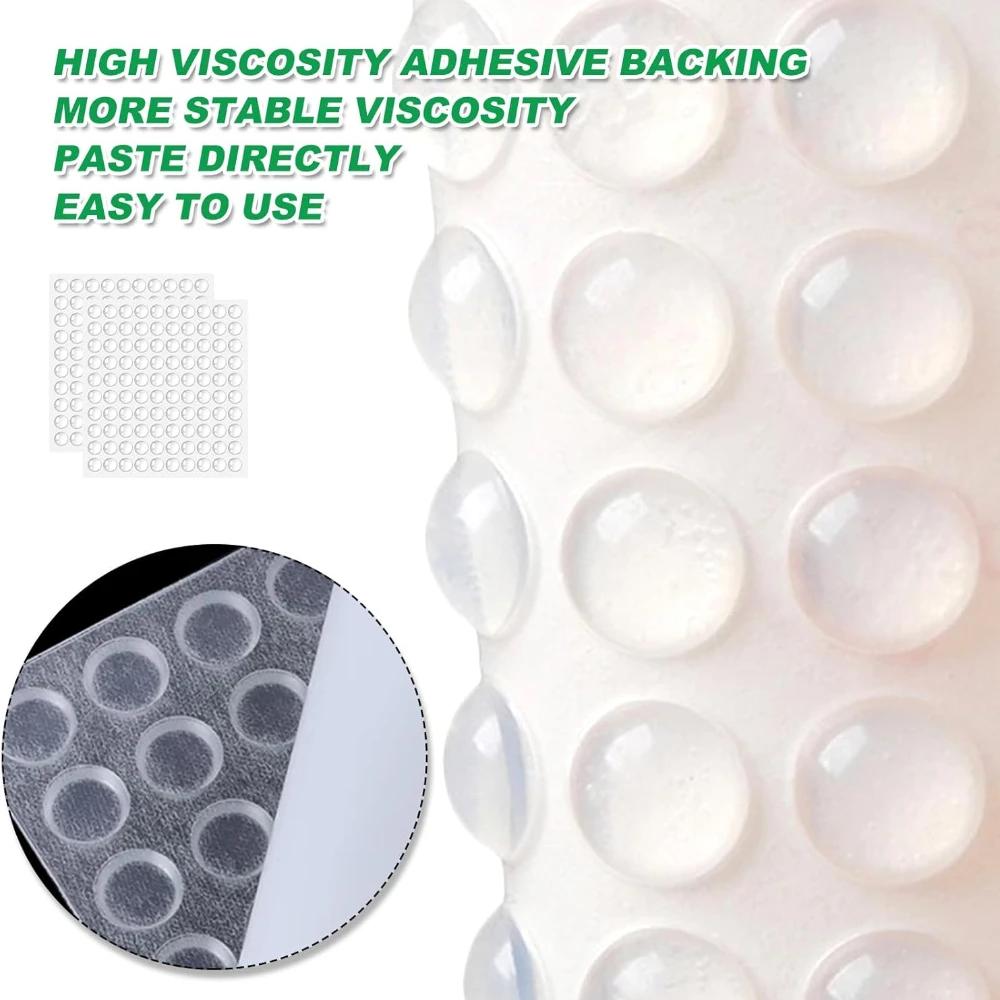 Clear Self-Adhesive Cabinets Bumpers Pads Silicone Door Stop Furniture Drawers Protection Rubber Bumper Buffer Cushion Pads