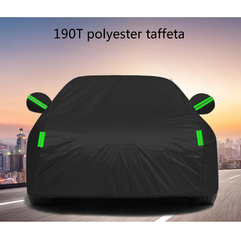 Funda de Coche Impermeable para Todo Clima para SUV/Sedán Diseño con Cremallera S-XXL YM-YXL Estacionamiento Exterior Cubierta Completa Lluvia para Sol UV Pro