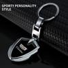 1PCS 3D Metal Car Logo Key Rings Keyring Logo Stying Shield Shaped Keychain For Cadillac XT5 XTS CTS BLS SLS DTS SRX Escalade Tiburon Deville