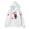 Comfortable Thick Winter Fashionable Multi Element Pattern Printed Men's Warm Hoodie- Soft Medium Stretch Polyester Fabric Winter Relaxed Fit Clothing