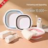 Foldable Portable Newborn Baby Washing Basin - Thickened, Large, Travel-Friendly, and Plastic