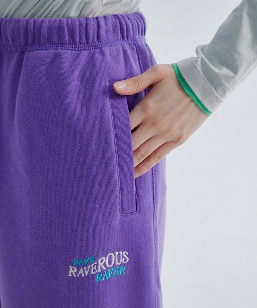 Raverous Rvs Loose Fit Training Pants Purple