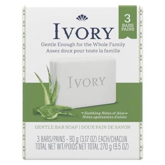 Solid Soap Body Ivory 3-Pack Aloe 90g3 American Goods Merchandise