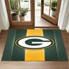 Green Bay Packers Design Kristall Sammet Matta Mjuk Dekorativ Matta för Sovrum Entré