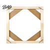 Artistic Wall Decor Wood Painting Frame, Easy to Install Wooden Strips DIY Self Assembly Kit, Custom Picture Framing Decorative Display Holder for Oil
