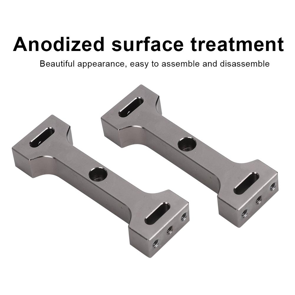 Aluminum Alloy Center Rear Mount Kit Fit for MN D90 MN 99 MN 91 FJ 45 Upgrade Accessories(Titanium MN 011T )