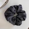 Hair Tie High Elasticity Embroidered Bow Pattern Hair Rope Strong Ponytail Holder