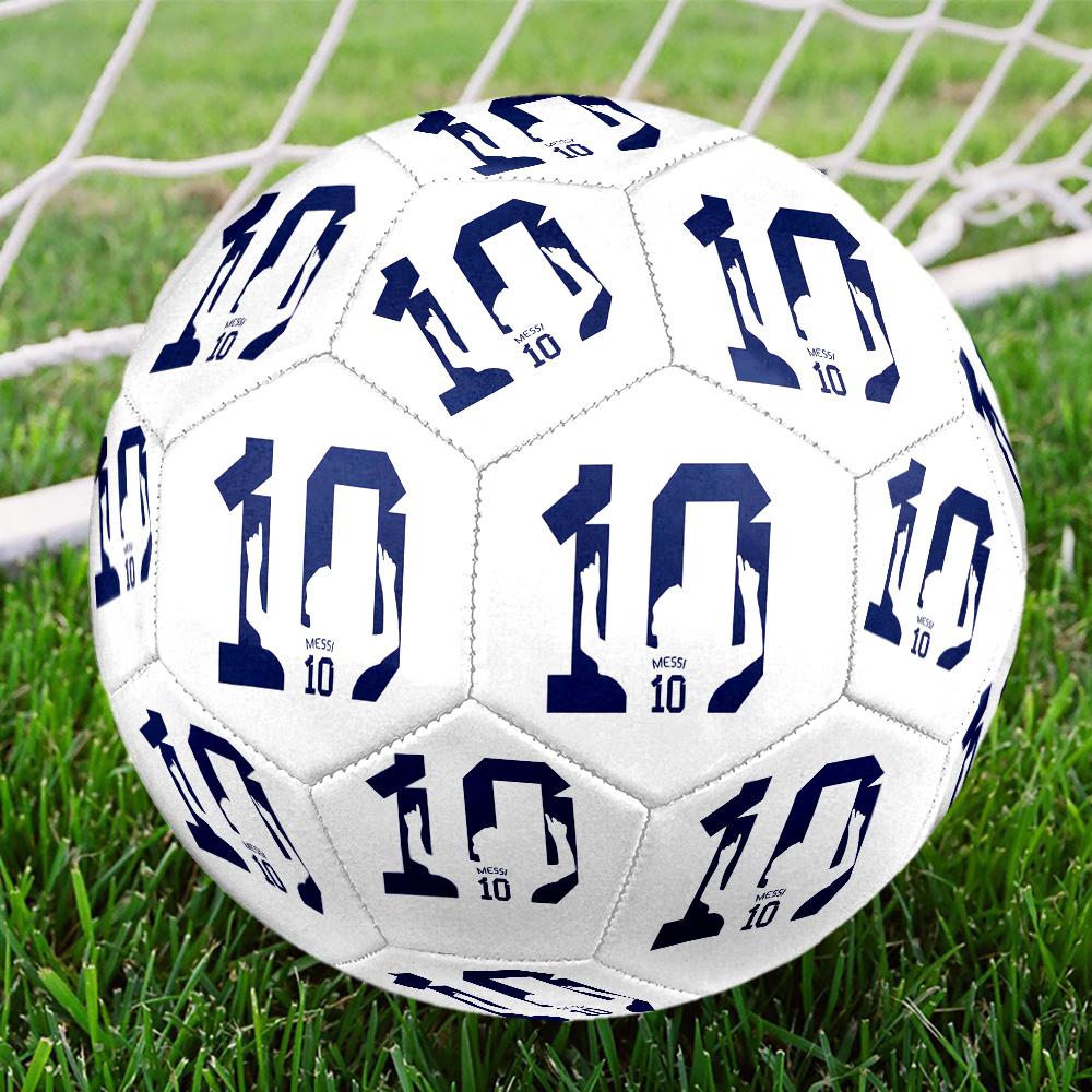 Angel Football Player Size 5 Soccer Ball Machine-Stitched Indoor/Outdoor Training and Matches Soccer Accessory