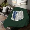 Adventure Anime A Attack O On T Titan Blanket For Sofa Office Bed Plane Travel Sleep Read Relax Camping Soft And Warm