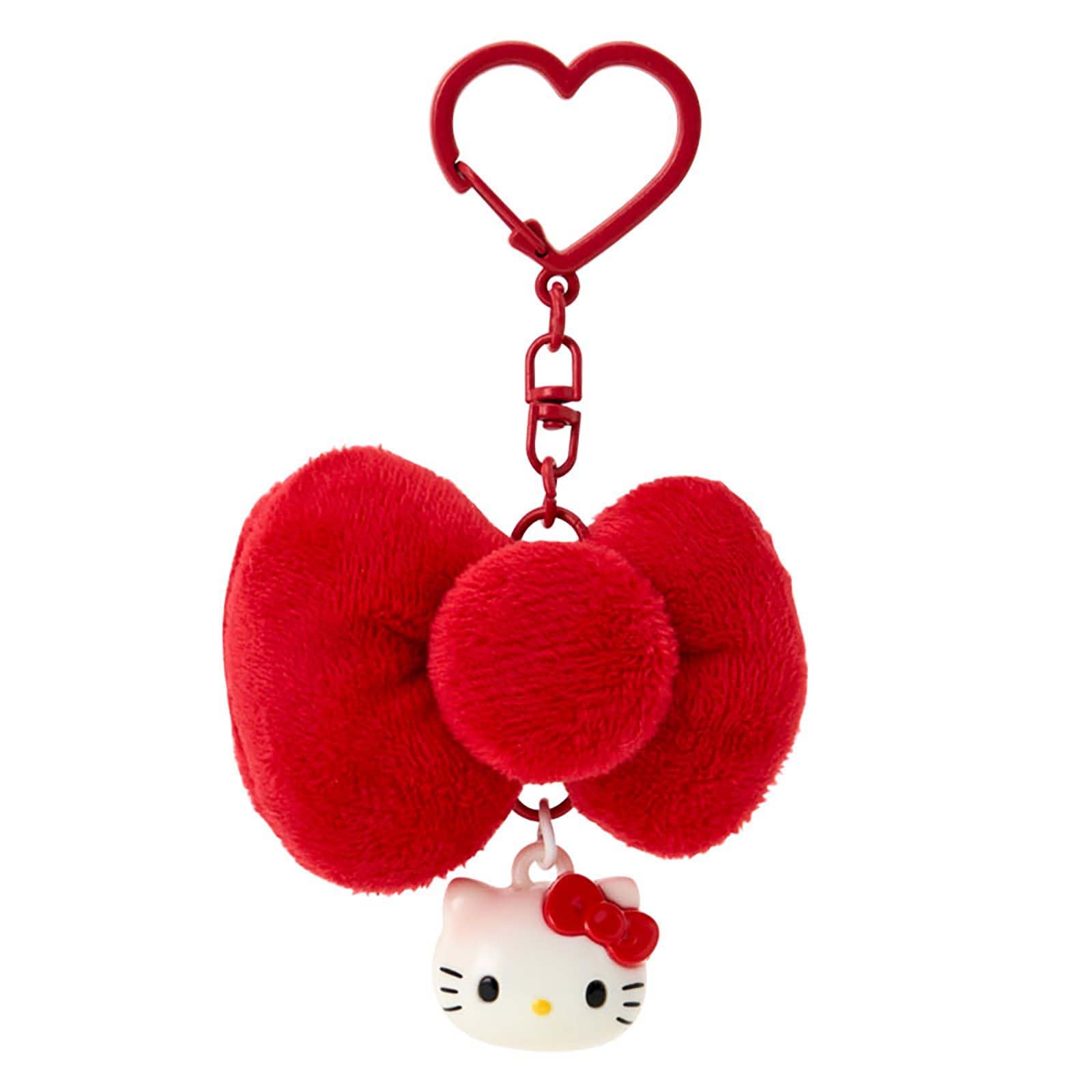 Sanrio Ribbon Keychain Love Hello Hello Kitty Red 421154 (I Kitty)
