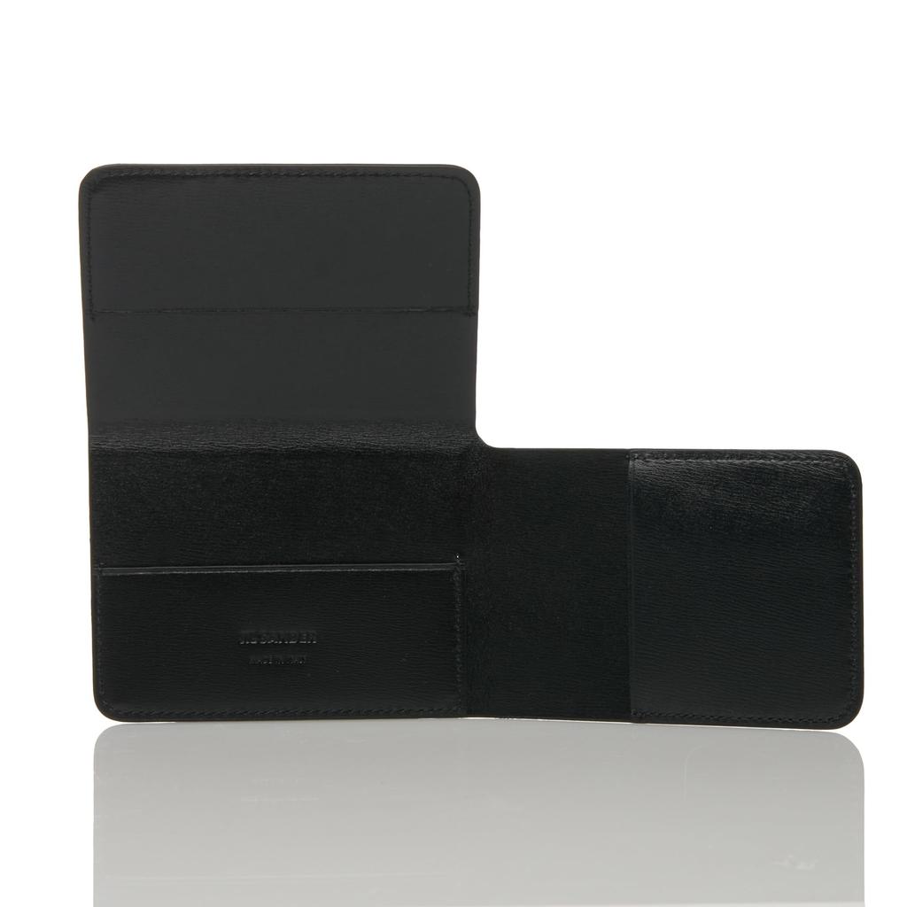 Jil Sander Men's Card Case J25UI0007P6487, Black [Parallel Import]