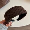 Knit Woolen Hairband Solid Color Warm Hair Band Cute Knitted Headband  Winter