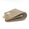 Dior Kisslock coin purse case coin purse Leather Brown/GoldHardware