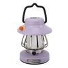 Retro Rechargeable Camping Lantern Infinite Dimming 3   Color Temperature Camping Lantern Portable Tent Light Emergency Light