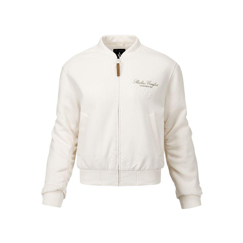 Skechers FW25 Year Of The Horse New Year Running Sports Windbreaker Baseball Jacket Women jackets L126W009-01B4 S