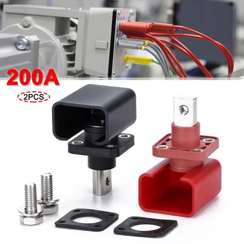 All-Copper Lithium Battery Terminal Block 200A Battery Power Terminal for Car Truck Boat