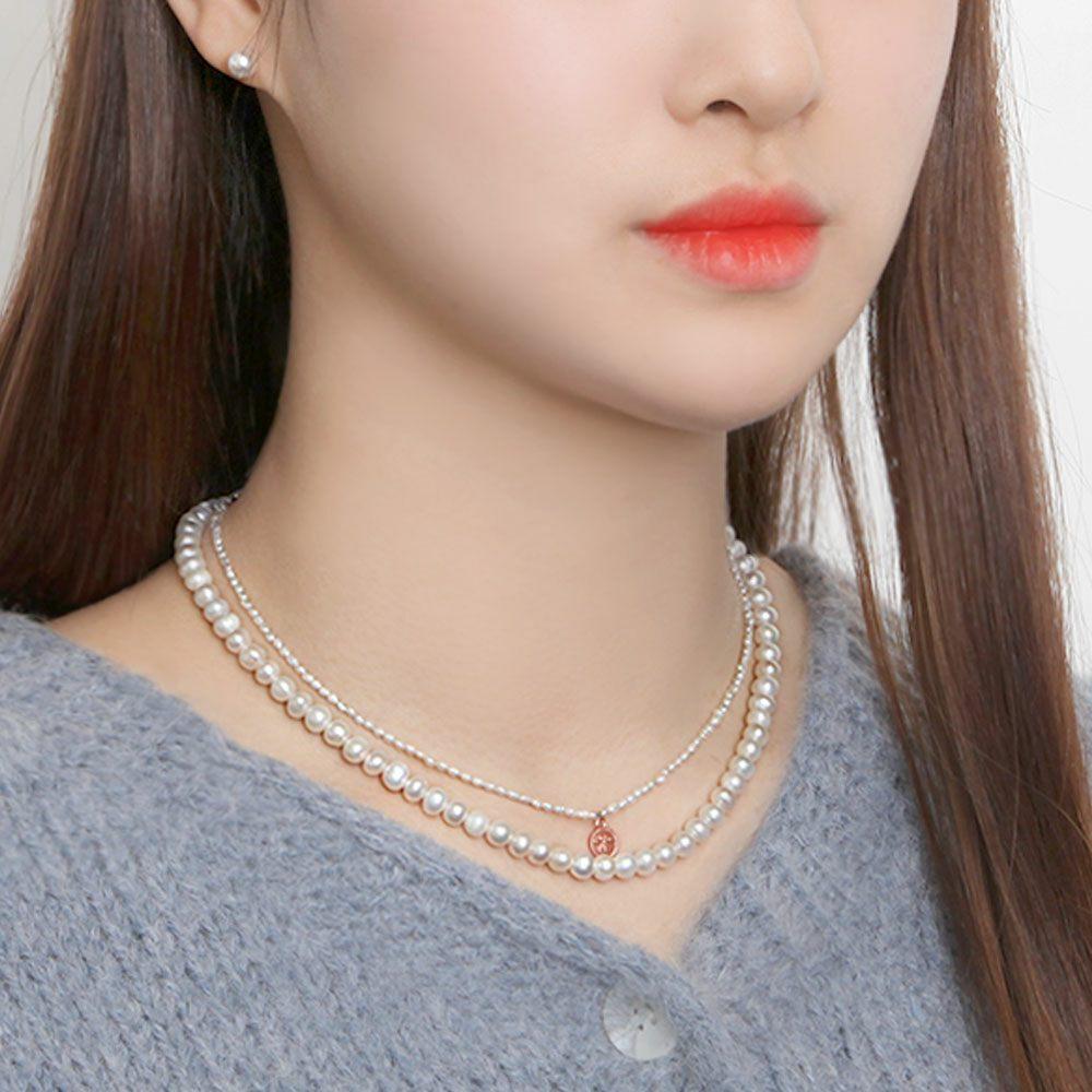 [Merry Grin] 14K Gold Anna Necklace Natural Freshwater Pearl