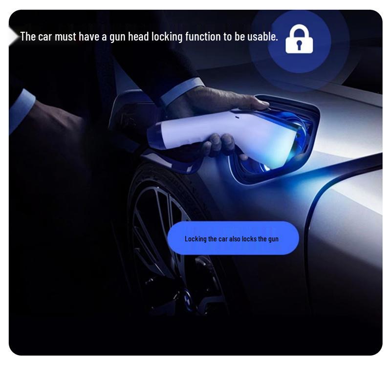 7kW Portable Car Charger: No Plug Needed, Ideal for Home or Vehicle Use.