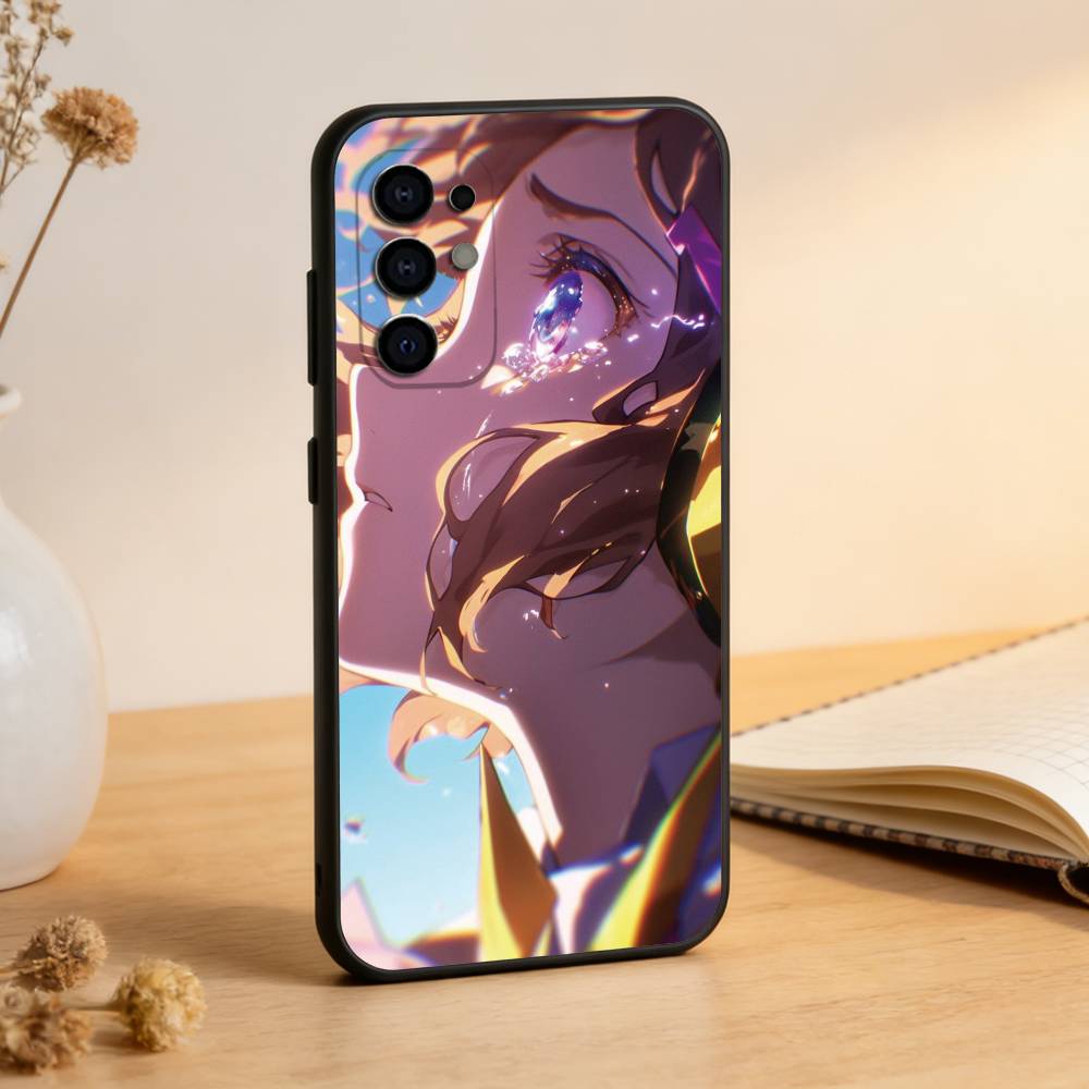 

Senki Zesshou Symphogear Phone Case Black Silicone Soft For Samsung S25,S24,S21,S22,S23,S30,Ultra,S20,Plus,Fe,Lite Samsung S235G