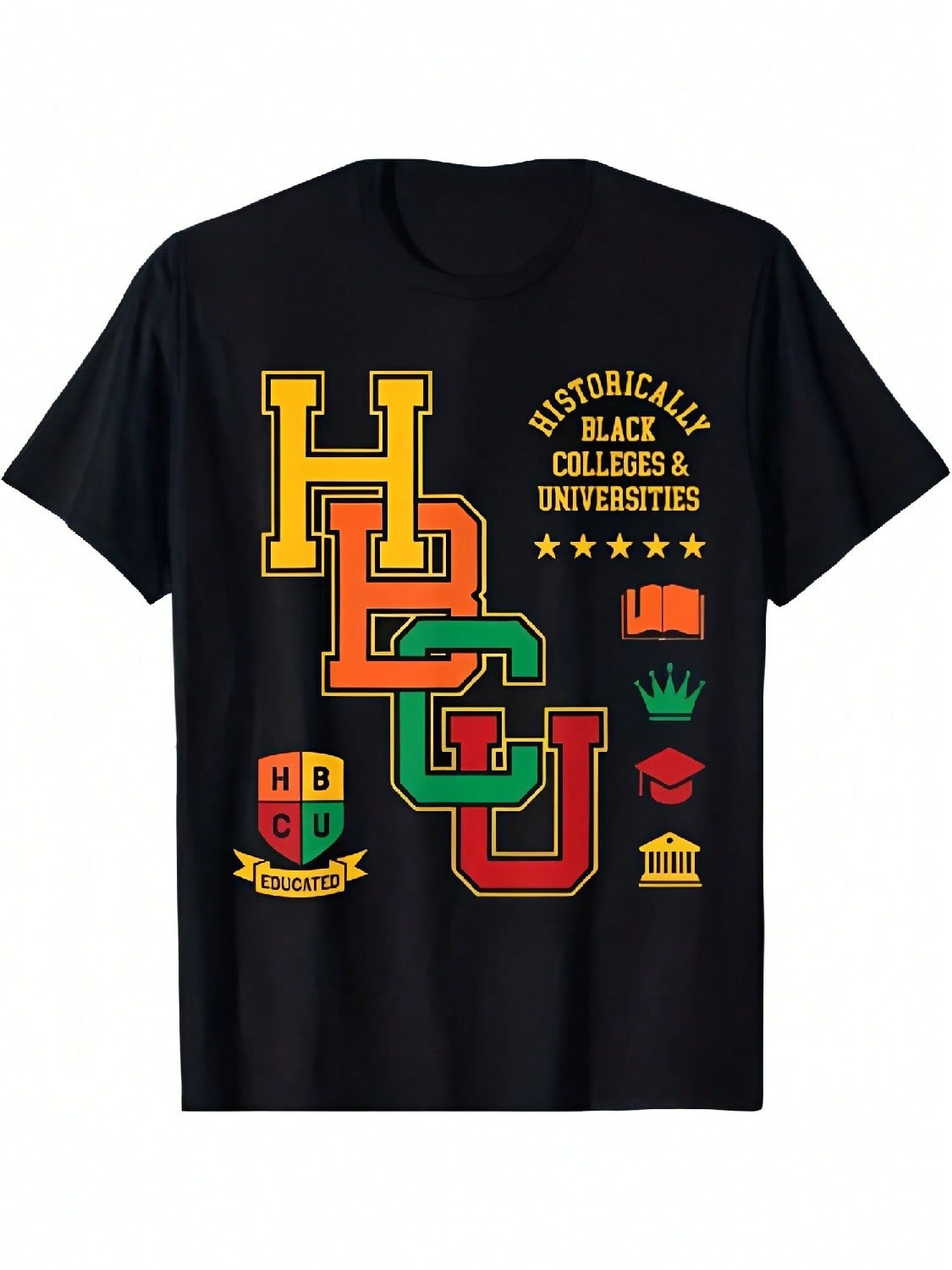 HBCU Historically Black Colleges Universities Grad Alumni T-Shirt Soft And Breathable For All Seasons And A Good Fit Comfortable Leisure Sports Hallow S