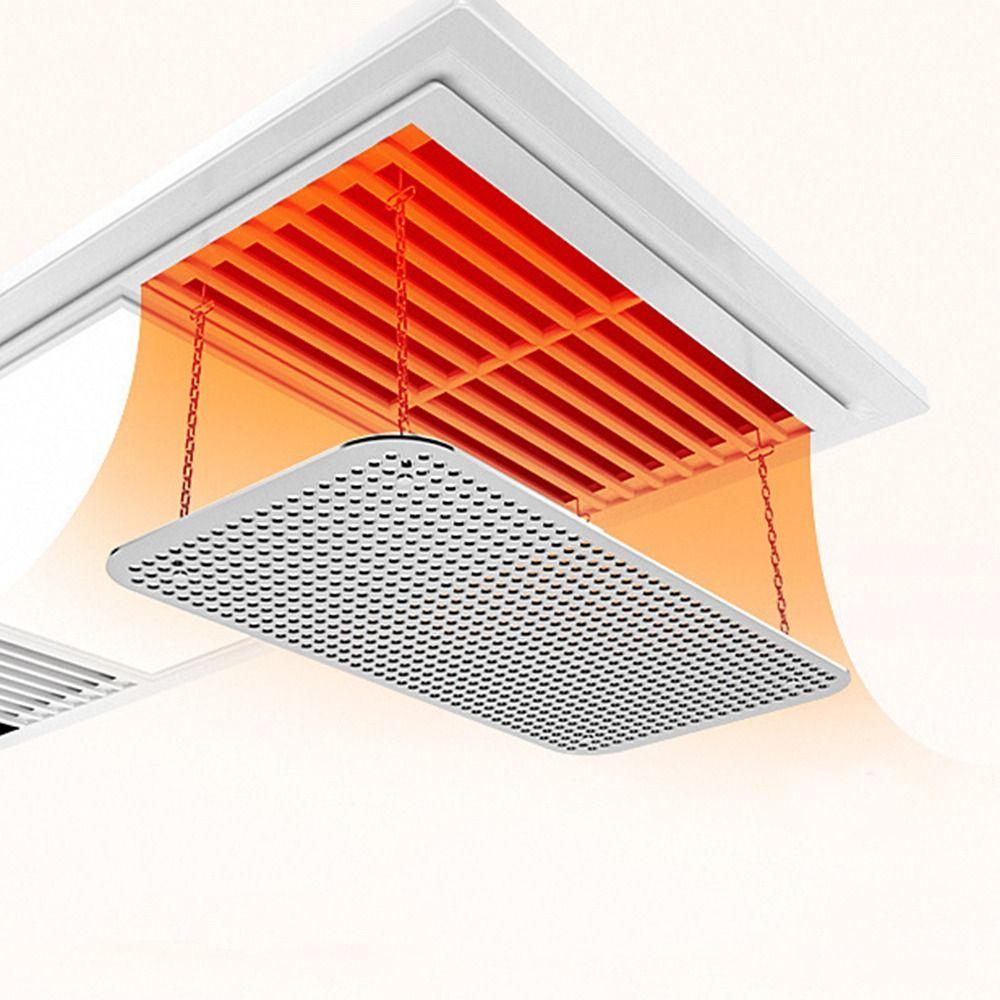 No-drill Bathroom Heater Air Baffle Adjustable Hanging Air Conditioning Cover Baffle Household