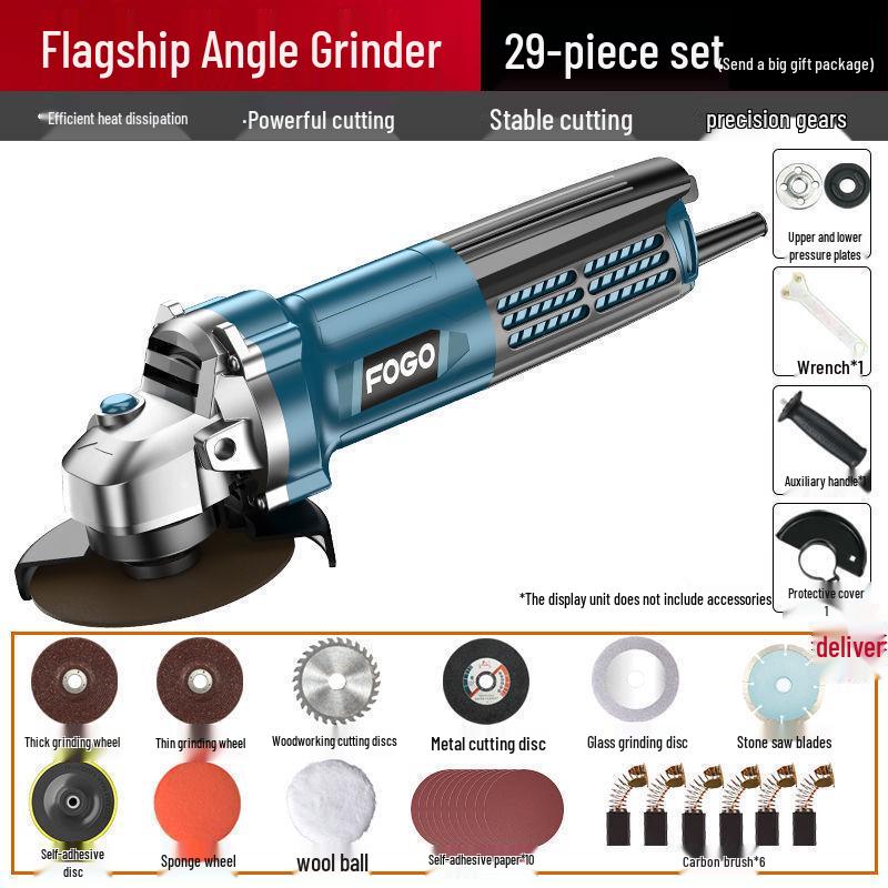 Gefu Multifunctional Angle Grinder & Polisher - Household Hand Tool for Grinding, Polishing, and Cutting