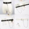Canvas Chain Belt With Floral Cutouts For Men And Women