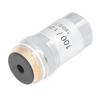 Achromatic Objective Brass Chrome Plated 100X High Power Microscope Lens Interface 20.2mm