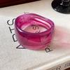 European and American Fashion High-End Marbled Acrylic Bangle Bracelet - Women's Versatile Hand Jewelry