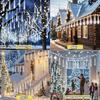 Adecorty Christmas Lights Outdoor, Meteor Shower Light UL Certified