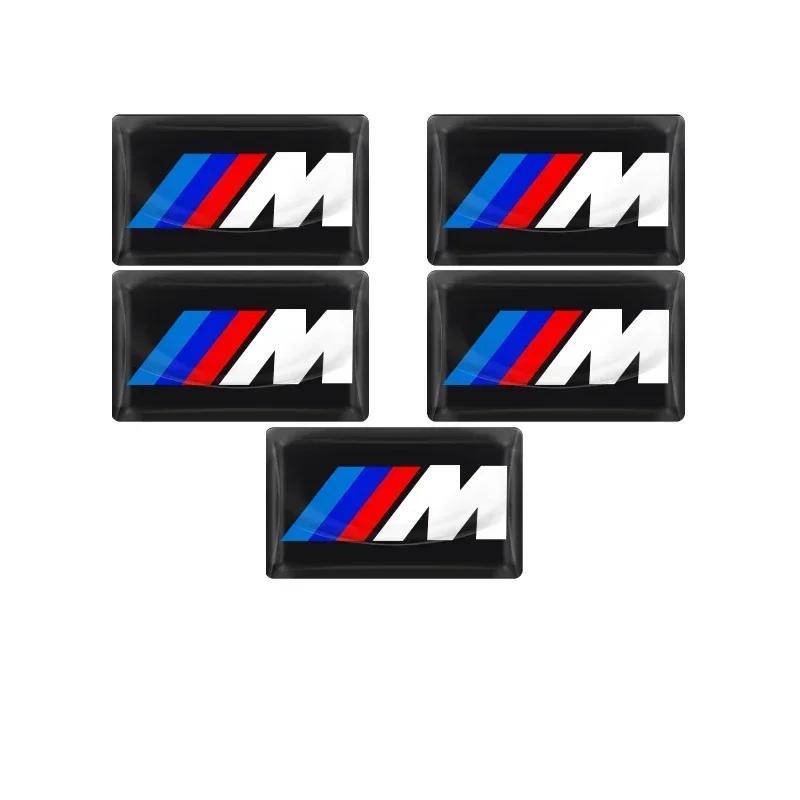 UUHZ2 E46 New For BMW 2/5/10Pcs Carbon Fiber Steering Wheel Car Emblem 3D Stickers For BMW F30 F10 E90 F20 E46 E60 E70 E39 E36 E87 X7