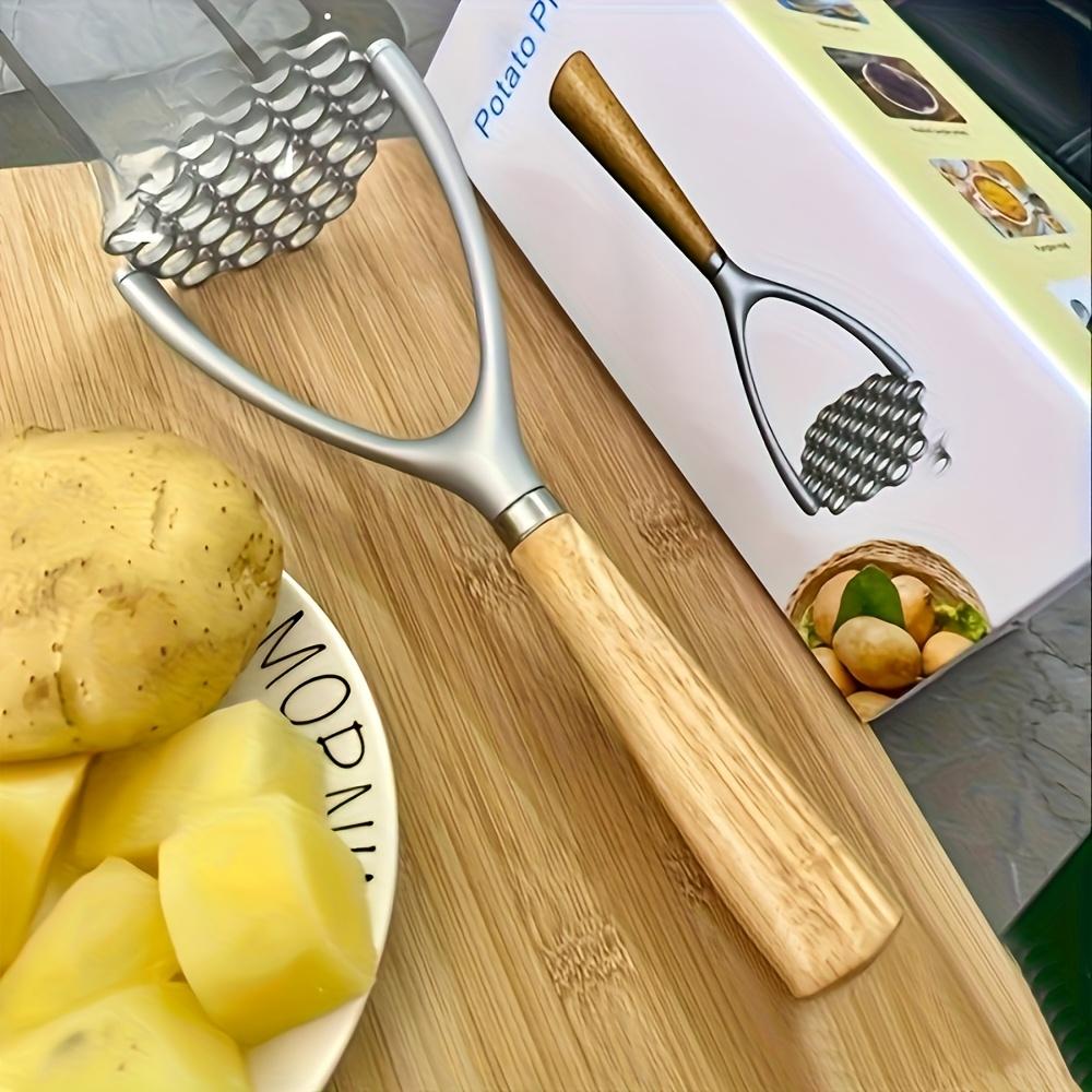1 Multifunctional Aluminum Press for Potatoes, Avocados, Pumpkins , Sweet Potatoes , Manual Handheld Tool, Easy Clean,