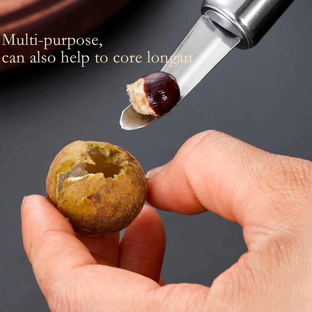 Narzędzie do obierania krewetek ze stali nierdzewnej - Ergonomiczny uchwyt, Przyrząd do usuwania skorupiaków, Nóż do czyszczenia krewetek, Kuchenny gadżet do usuwania mięsa