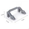 1:87 DIY Train Railway Kits Footbridge Simulation Model Pedestrian Bridge for