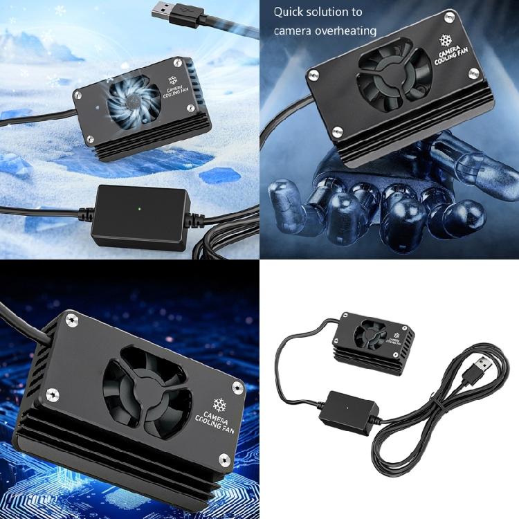 High Performances Camera Cooling Fan Accessory For A7M3/A7R3/A7R4A1 Cameras Ensuring Optimals Shoot Conditions