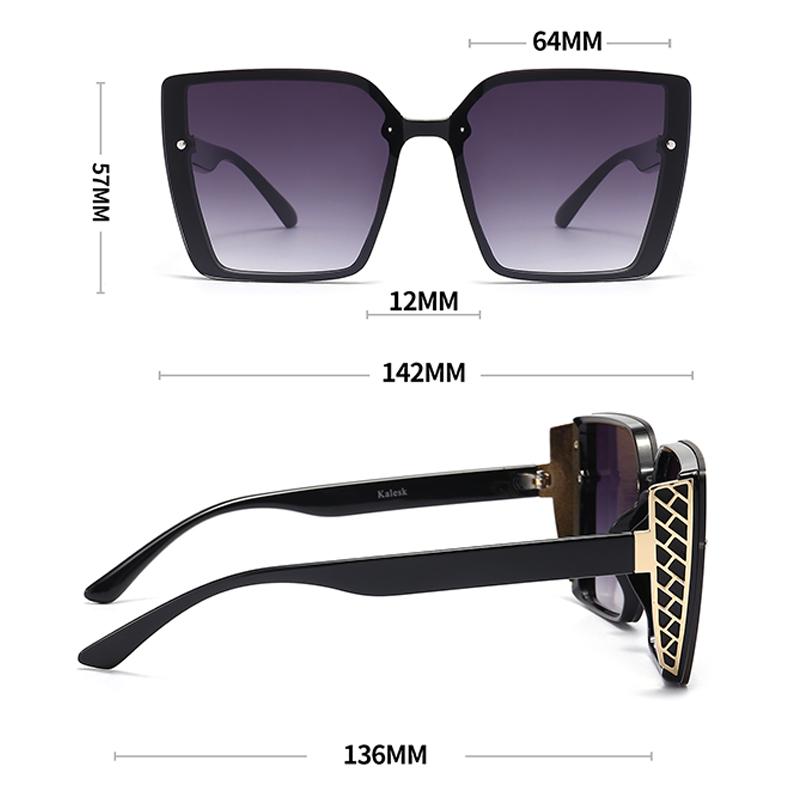 Ultra-light Large Frame Sunglasses For Women With High-end Ultraviolet Rays And Large Face Slimming Trendy Sunglasses 1033