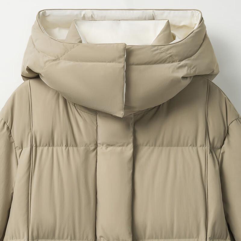 Broadcast Women's Plaid Quilted Mid-Length Down Jacket