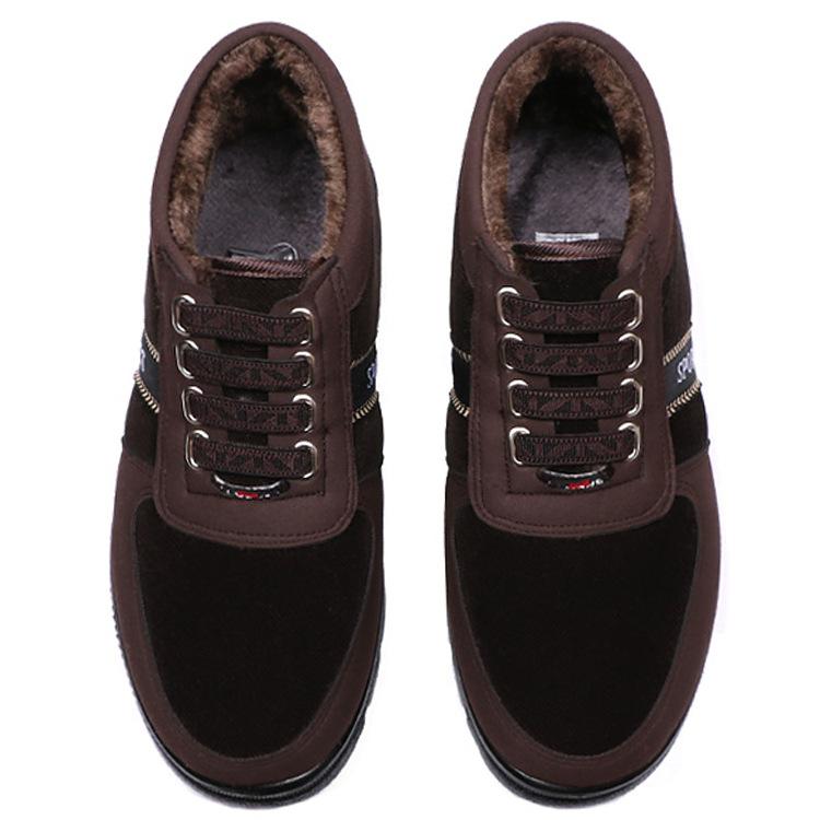 Winter Warm Men Snow Boots High Top Fur Men'S Boots Fashion Velvet Men Boots Casual Men'S Shoes Plush Size jkm9